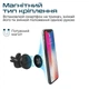 Магнитный автодержатель для телефона Promate VentGrip Black (ventgrip.black) - изображение 2