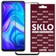 Противоударное Защитное Закаленное Стекло SKLO 3D (full glue) для Xiaomi Redmi Note 9 / Redmi 10X / Note 9T / Note 9 5G Олеофобное / Тонкое / Черное - изображение 1