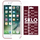 Защитное стекло SKLO 3D для Apple iPhone 7 / iPhone 8 / iPhone SE (2020) с диагональю экрана 4.7, с полной проклейкой, защитой от царапин, сколов и повреждений дисплея Белый - изображение 1
