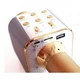 Дитячий караоке мікрофон з Bluetooth бездротовий WSTER WS-1688 Gold - зображення 4