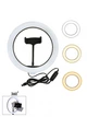 Светодиодная кольцевая Led лампа для фото и видео съемки RinG Fill Light ZD666 26см без штатива (YС1192) - изображение 2