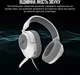 Słuchawki Corsair Stereo Headset HS55 Biały (CA-9011261-EU) - obraz 2