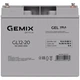 Батарея до ДБЖ Gemix GL 12V 20Ah (GL12-20 gel) - зображення 2