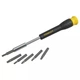 Викрутка Stanley з бітами Phillips, Pozidriv, Torx, Slotted, Sl1, Ph00, Pz0, Т5, ТТ10, L = 25 мм, 33 шт, кейс (STHT0-62634) - зображення 2