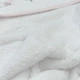 Детское махровое полотенце уголок, 80х100 см, Зайчик белый топ - изображение 3