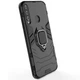 Ударостійкий чохол Transformer Ring for Magnet для Huawei P40 Lite E / Y7p (2020) Чорний / Soul Black - изображение 4