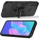 Ударостійкий чохол Transformer Ring for Magnet для Huawei P40 Lite E / Y7p (2020) Чорний / Soul Black - изображение 5