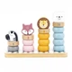 Пирамидка-сортер Viga Toys PolarB Зверята (44022) - изображение 6