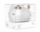 Нічний дитячий світильник Портативний Нічник Baseus Cute Series Kitty Silicone із вбудованим акуумулятором 1100 mAh (DGAM-A02) White - зображення 14
