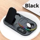 Бездротова Зарядка Qi 4in1 Wireless Charger RGB/Clock JYD WC124 |30W Total| Док-станція для iPhone + iWatch + Airpods - зображення 5