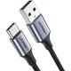 Дата кабель USB 2.0 AM to USB-C 3.0m 3.0A 18W US288 Space Gray Ugreen (60408) - изображение 1