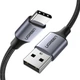 Дата кабель USB 2.0 AM to USB-C 3.0m 3.0A 18W US288 Space Gray Ugreen (60408) - изображение 2