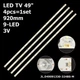 LED підсвітка TV 49" inch 9-led 920mm 49D2U3000 JL.D49091330-324BS-M BOEI490WQ1 4pcs=1set - изображение 1
