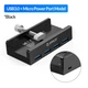 USB-хаб Orico MH4PU-P USB 3.0 4 порта концентратор USB hub разветвитель чёрный - изображение 4