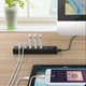 USB хаб Orico H7013-U3 USB 3.0 7 портів з блоком живлення hub концентратор - зображення 2