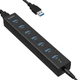 USB хаб Orico H7013-U3 USB 3.0 7 портів з блоком живлення hub концентратор - зображення 8