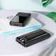 Портативний зарядний пристрій PowerBank Hoco Shell fully compatible with cable Q9 Pro 10000мАч USB/Type-C/Lightning Чорний - зображення 8