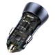 Автомобільний зарядний пристрій в прикурювач Baseus USB + Type-C 40 W Сірий (CCJD-0G) - зображення 4