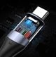 Кабель для зарядки телефона/ смартфона UGREEN US355 Type-C - Type-C 1 м Чорний/ Сріблястий (6689242) - зображення 2