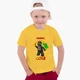 Детская футболка Лего Ниндзяго Коул (LEGO Ninjago Masters of Spinjitzu Cole) (25186-2640) 88-104 см Хлопок Желтый - изображение 3
