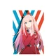 Постер плакат аниме Милый в франксе Зеро Ту Darling in the Franxx 42х29 см А3 (poster_0257) - изображение 1