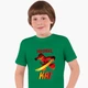 Детская футболка Лего Ниндзяго Кай (LEGO Ninjago Masters of Spinjitzu Kai) (25186-2639) 134-140 см Хлопок Зеленый - изображение 1