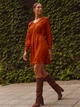 Платье Top Secret SSU3922PO 42 Orange (5903411345508) - изображение 6