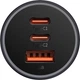 Ładowarka samochodowa Baseus Golden Contactor Pro Triple Fast Charger Car Charger 65 W U+C+C Dark Gray (CGJP010013) - obraz 2