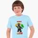 Детская футболка Лего Ниндзяго Коул (LEGO Ninjago Masters of Spinjitzu Cole) (25186-2640) 88-104 см Хлопок Голубой - изображение 1