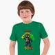 Детская футболка Лего Ниндзяго Коул (LEGO Ninjago Masters of Spinjitzu Cole) (25186-2640) 122-128 см Хлопок Зеленый - изображение 1