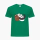 Дитяча футболка Вся правда про ведмедів (We Bare Bears) (25186-2665) 134-140 см Бавовна Зелений - зображення 4