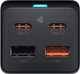 Ładowarka sieciowa Baseus GaN3 Pro Desktop Powerstrip AC+2U+2C 65W EU (With Cable Type-C to Type-C 100W 20V/5A 1m) Black (PSZM000901) - obraz 4