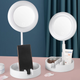 Косметичне дзеркало з підсвічуванням HMD Mirror 16 см LED лампа 3 режими світла, сенсорне керування, USB Білий - зображення 2