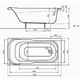 Ванна акриловая KOLO SENSA 140x70 XWP354000N - изображение 2