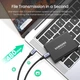 Дата кабель USB-C to USB-C 1.5m 100W US316 Space Gray Ugreen (70428) - изображение 5