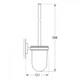 Щетка для унитаза GROHE ESSENTIALS 40374001 - изображение 2