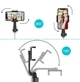 Трипод Selfie L01 монопод селфи-палка для телефона выдвижной штатив тринога 3 режима с Bluetooth пультом 18,6 - 70 см. Черный (100010) - изображение 5
