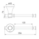 Держатель туалетной бумаги IMPRESE PODZIMA LEDOVE ZMK01170122 - изображение 2