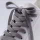Шнурки для взуття Two Laces "Zigzag" плоскі, ширина 9 мм, довжина 100 см, сірий (55714998) - зображення 2