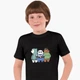 Детская футболка для мальчиков Вся правда о медведях (We Bare Bears) (25186-2898-9) 122-128 см Хлопок Черный - зображення 1