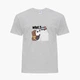 Дитяча футболка Вся правда про ведмедів (We Bare Bears) (25186-2902) 146-152 см Бавовна Сірий - зображення 3