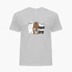 Дитяча футболка Вся правда про ведмедів (We Bare Bears) (25186-2892) 146-152 см Бавовна Сірий - зображення 3