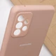 Чохол Silicone Cover Full Camera (AA) для Samsung Galaxy A52 4G / A52 5G Розовый / Pink Sand - изображение 5