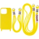 Протиударний Чохол TPU two straps California для Apple iPhone 13 Pro 6.1" /Yellow - зображення 1