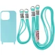 Противоударный Чехол TPU two straps California для Apple iPhone 12 Pro/12 6.1" /Marine Green - изображение 1