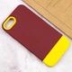 Чохол TPU+PC Bichromatic для Apple iPhone 7 / 8 / SE (2020) (4.7") Brown burgundy / Yellow - зображення 4