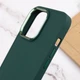 Чохол TPU Bonbon Metal Style для iPhone 14 Pro Max (Айфон 14 про макс) Зелений / Pine green - зображення 4