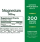 Nature's Bounty Magnesium 500 mg 200 таблеток - изображение 2
