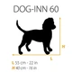 Клітка-вольєр Ferplast Dog-Inn для собак, двосекційна, 77,4×48,5×54,6 см, складна конструкція, для авто - зображення 7