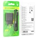 Мережевий зарядний пристрій з кабелем BOROFONE BA72A Spring single port QC3.0 charger set(Type-C) 18W Black (6974443388589) - изображение 4